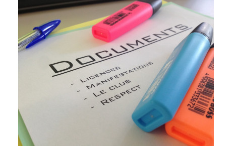 Documents saison 2018-2019